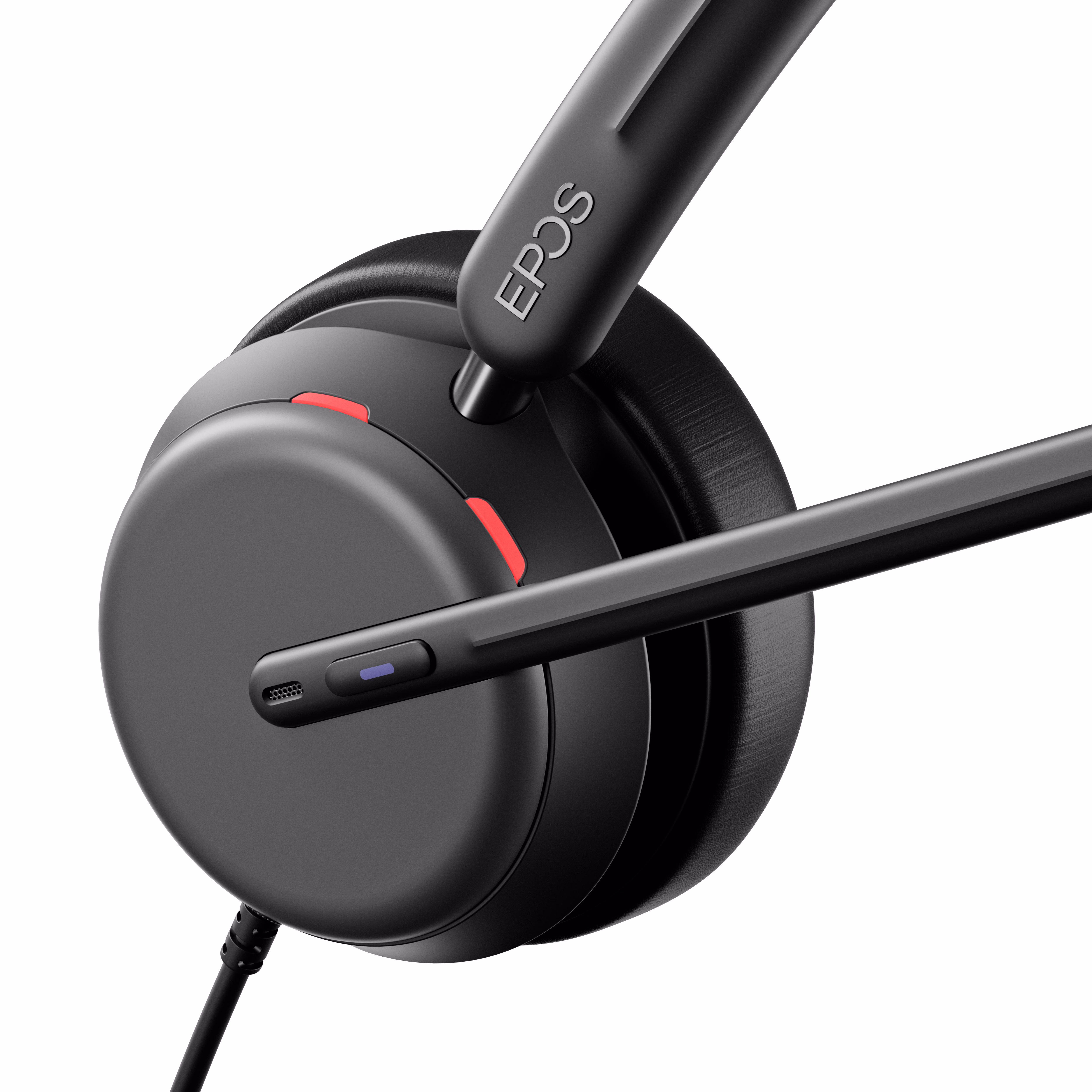 EPOS IMPACT 860T ANC Teams USB-C Stereo Headset inkl. USB-A Adapter & Call Control am Headset