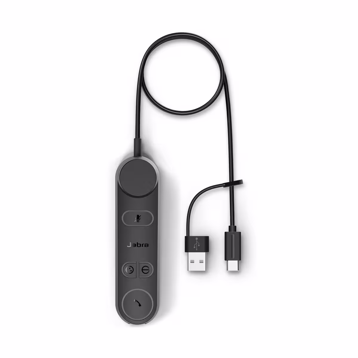 Jabra Engage 50 II UC Mono Headset & Link USB C/A UC mit USB-C auf USB-A Adapter
