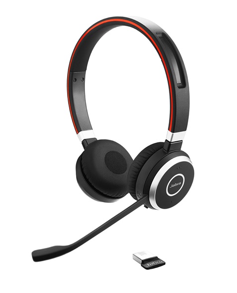 Jabra Evolve 65 SE Link380a MS Duo Bluetooth Headset inkl. Link 380a Bluetooth USB-A Adapter