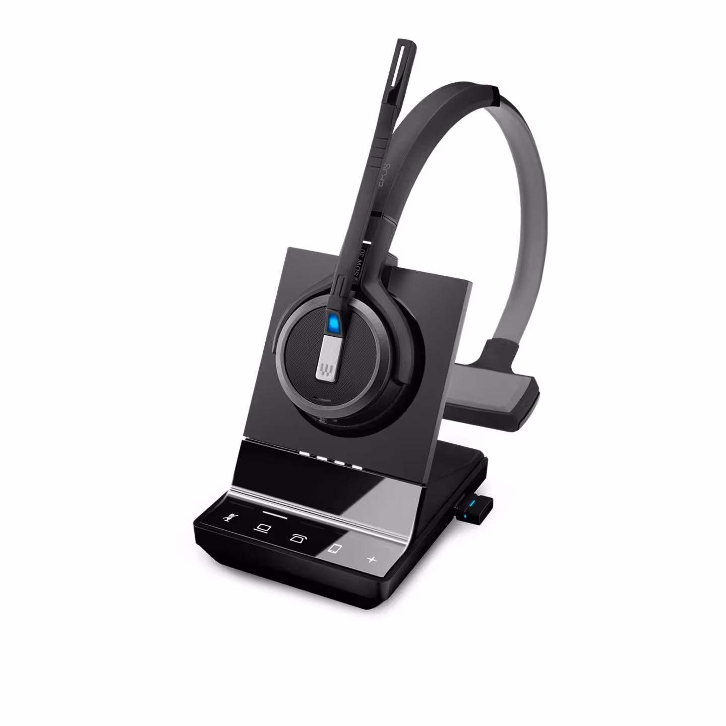 EPOS IMPACT SDW 5036 Mono DECT TEL & USB & Bluetooth UC Headsetsystem mit BTD 800 Dongle