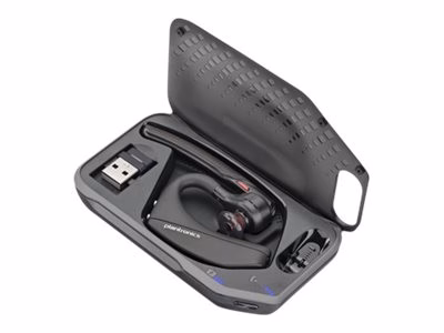 Poly Voyager 5200 UC Teams Bluetooth Headset inkl. Ladebox & BT700 USB-A BT Dongle