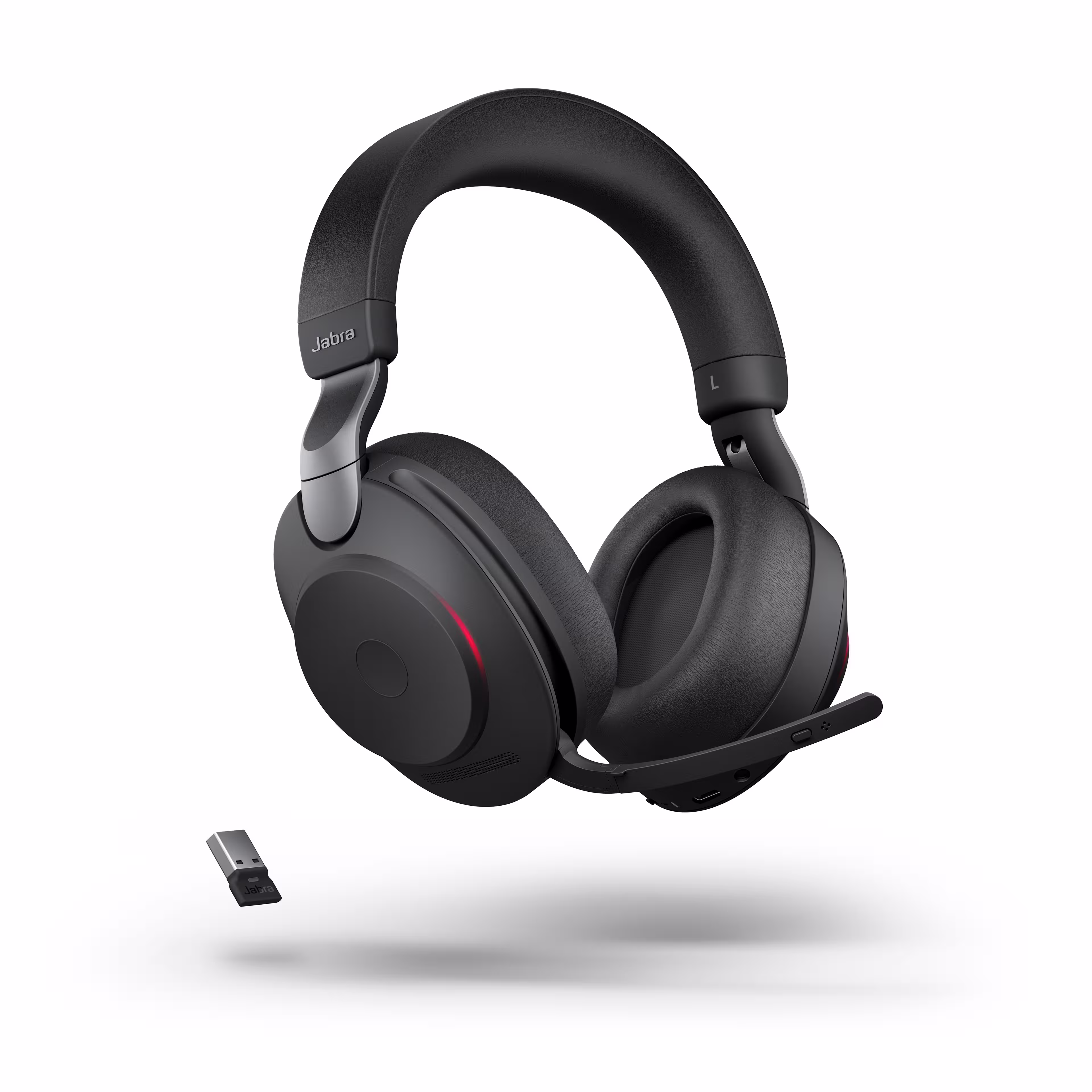 Jabra Evolve2 85 Link380/390a UC Stereo Black ANC Bluetooth NC Headset inkl. Link 380/390 USB-A UC BT Dongle für UC