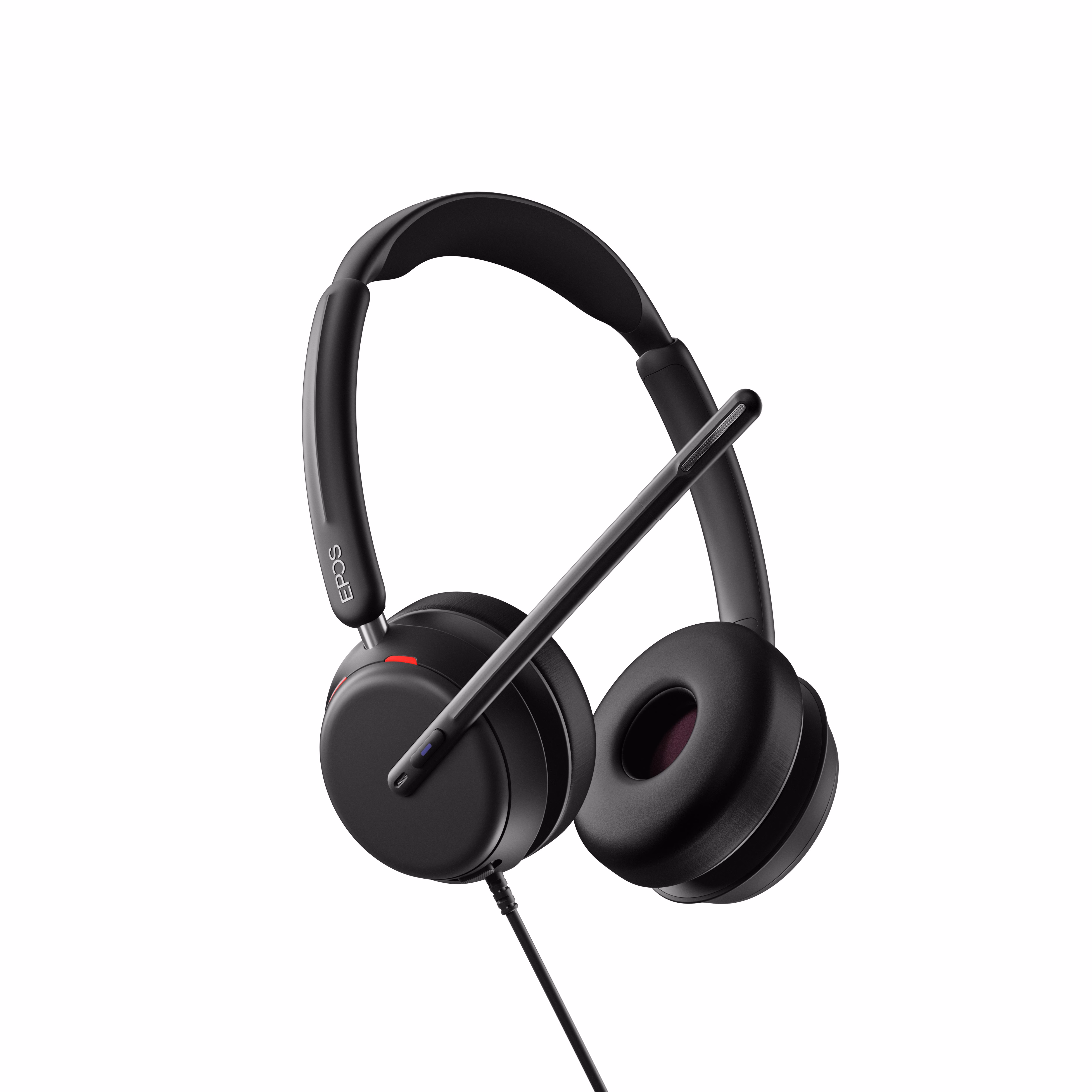 EPOS IMPACT 860T Teams USB-C Stereo Headset inkl. USB-A Adapter & Call Control am Headset