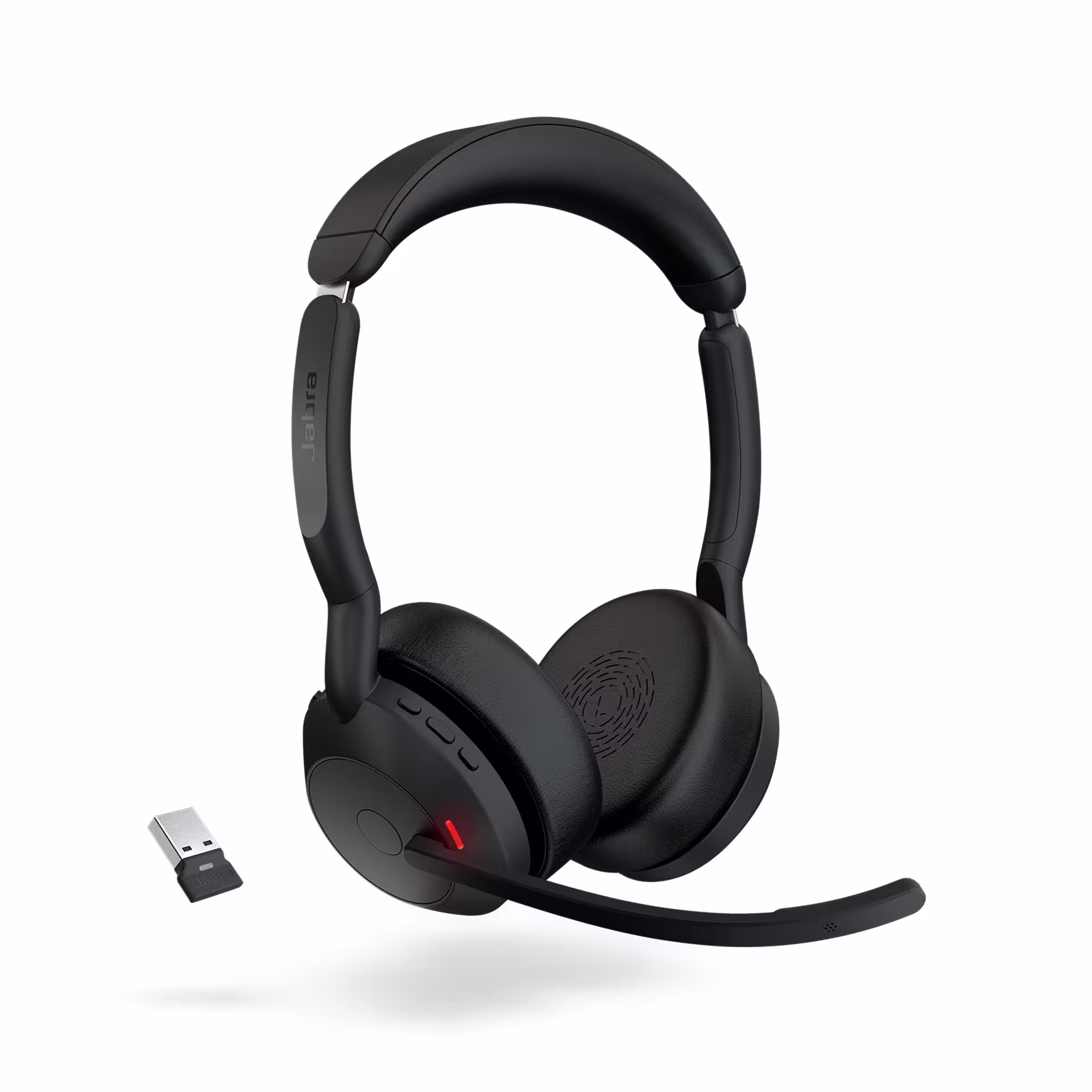 Jabra Evolve2 55 Link380/390a UC Stereo Bluetooth ANC Headset inkl. Link380/390a USB-A Bluetooth Dongle für UC