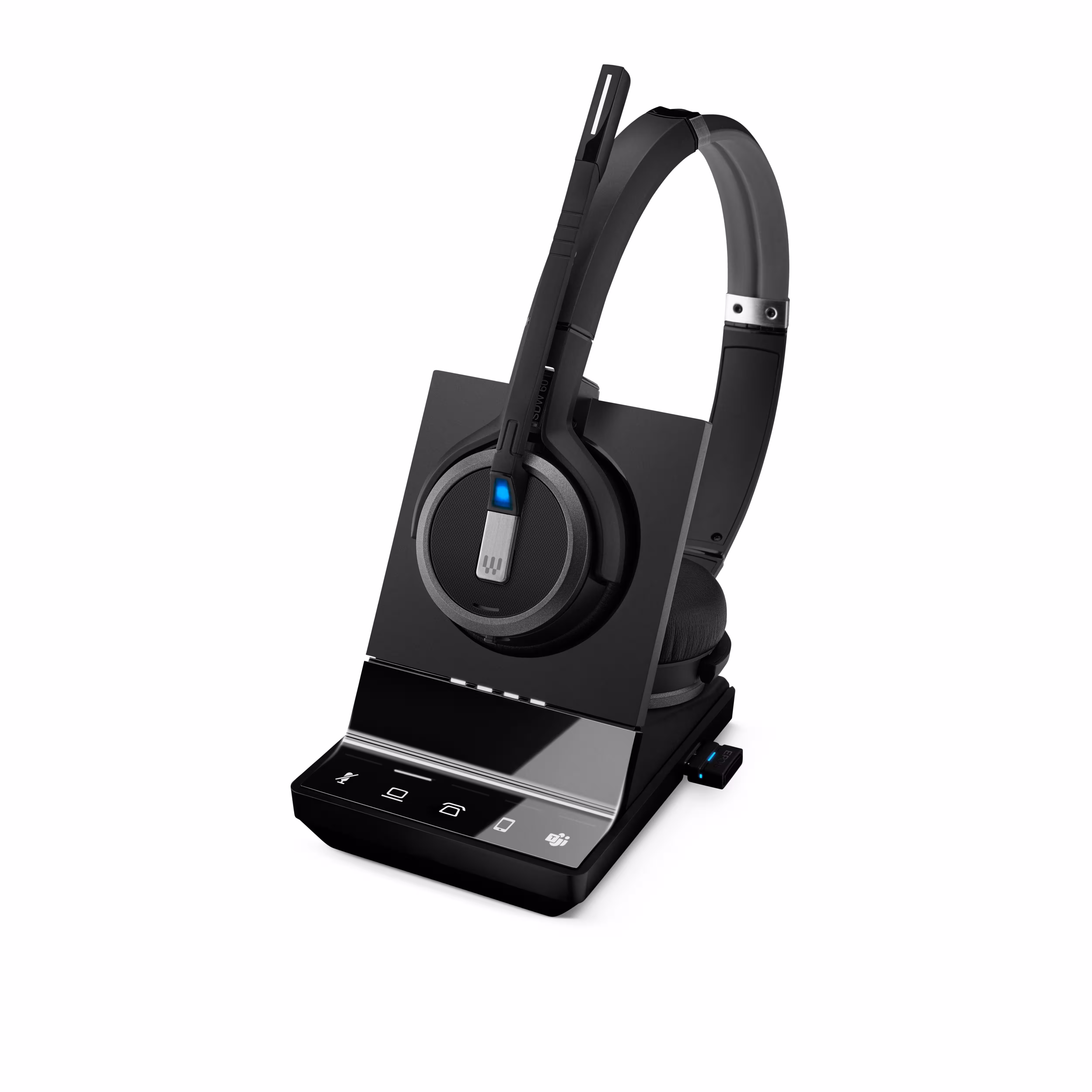 EPOS IMPACT SDW 5066T Teams Duo DECT TEL & USB & Bluetooth MS Headsetsystem mit BTD 800 Dongle