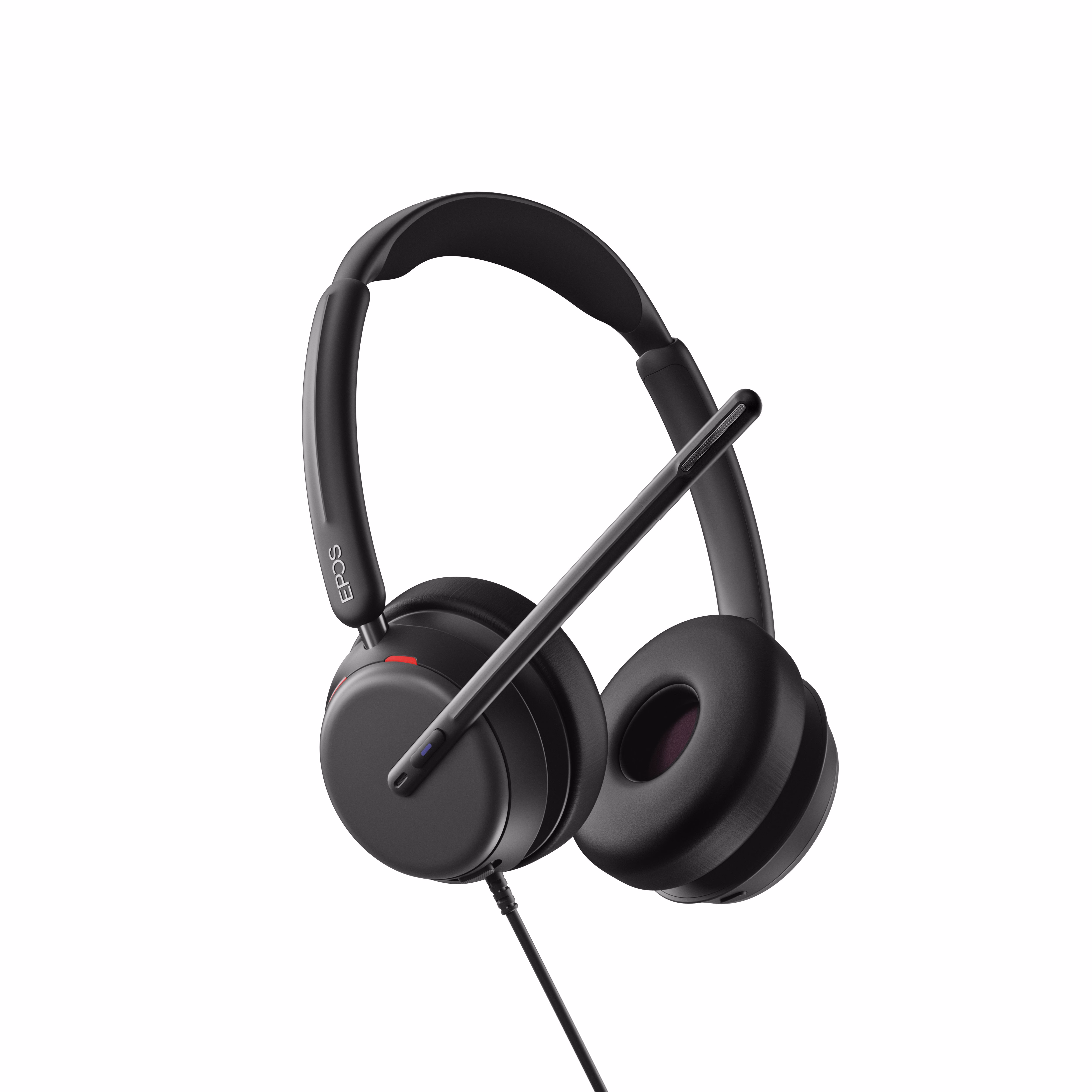 EPOS IMPACT 860T ANC Teams USB-C Stereo Headset inkl. USB-A Adapter & Call Control am Headset