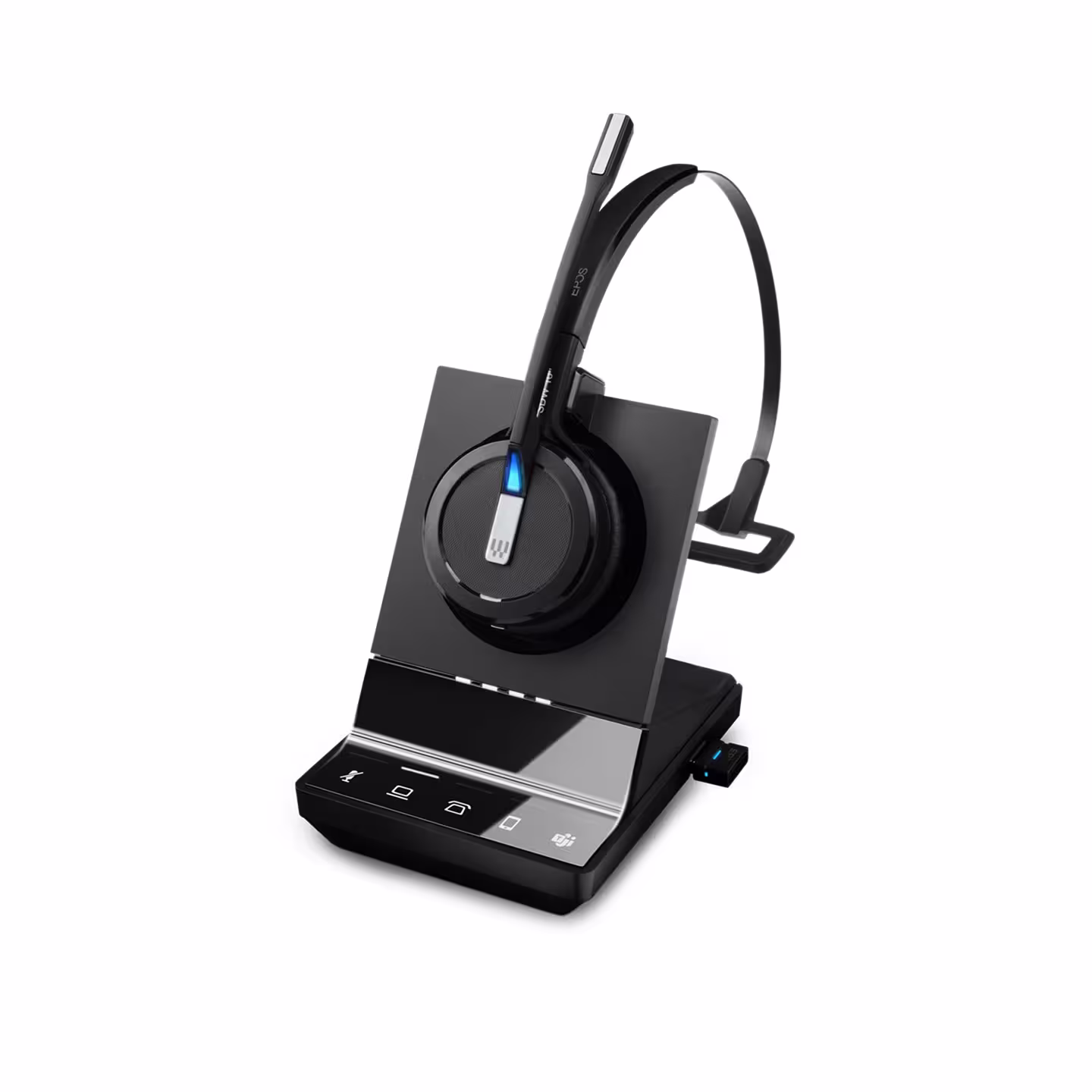 EPOS IMPACT SDW 5016T Teams Mono 3in1 DECT TEL & USB & Bluetooth MS Headsetsystem mit BTD 800 Dongle