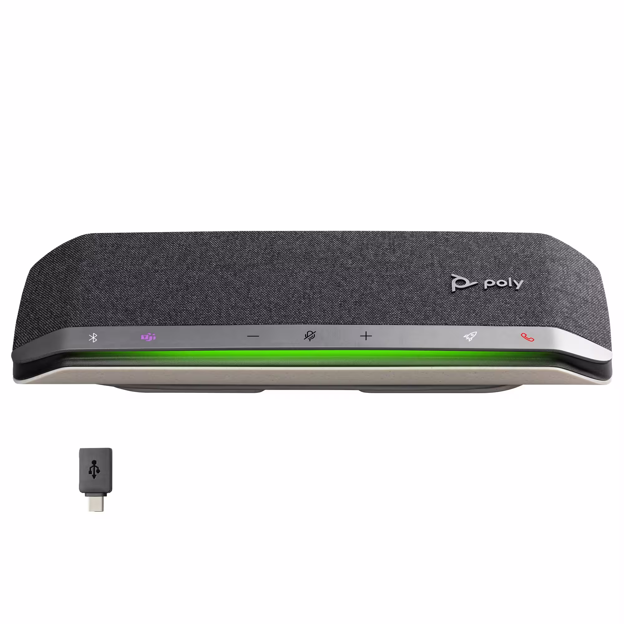 POLY SYNC 40 Teams USB-A (&USB-C) & Bluetooth Expandable Konferenzlautsprecher Microsoft zertifizier