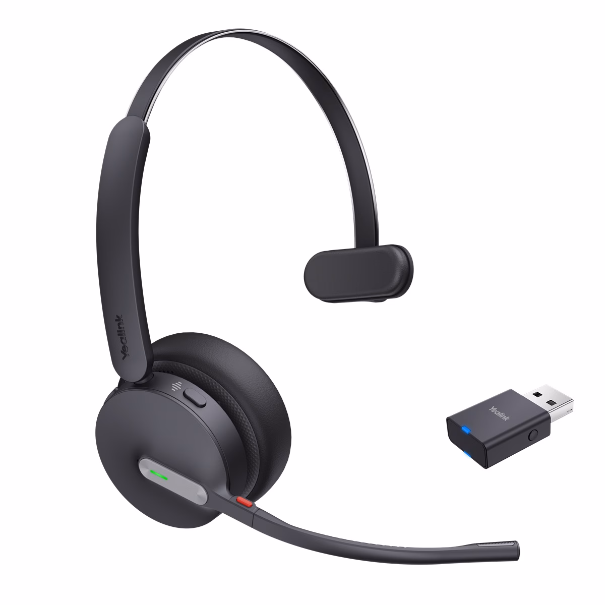 Yealink WH64 Hybrid Mono UC DECT/BT Headset inkl. USB-A DECT Dongle