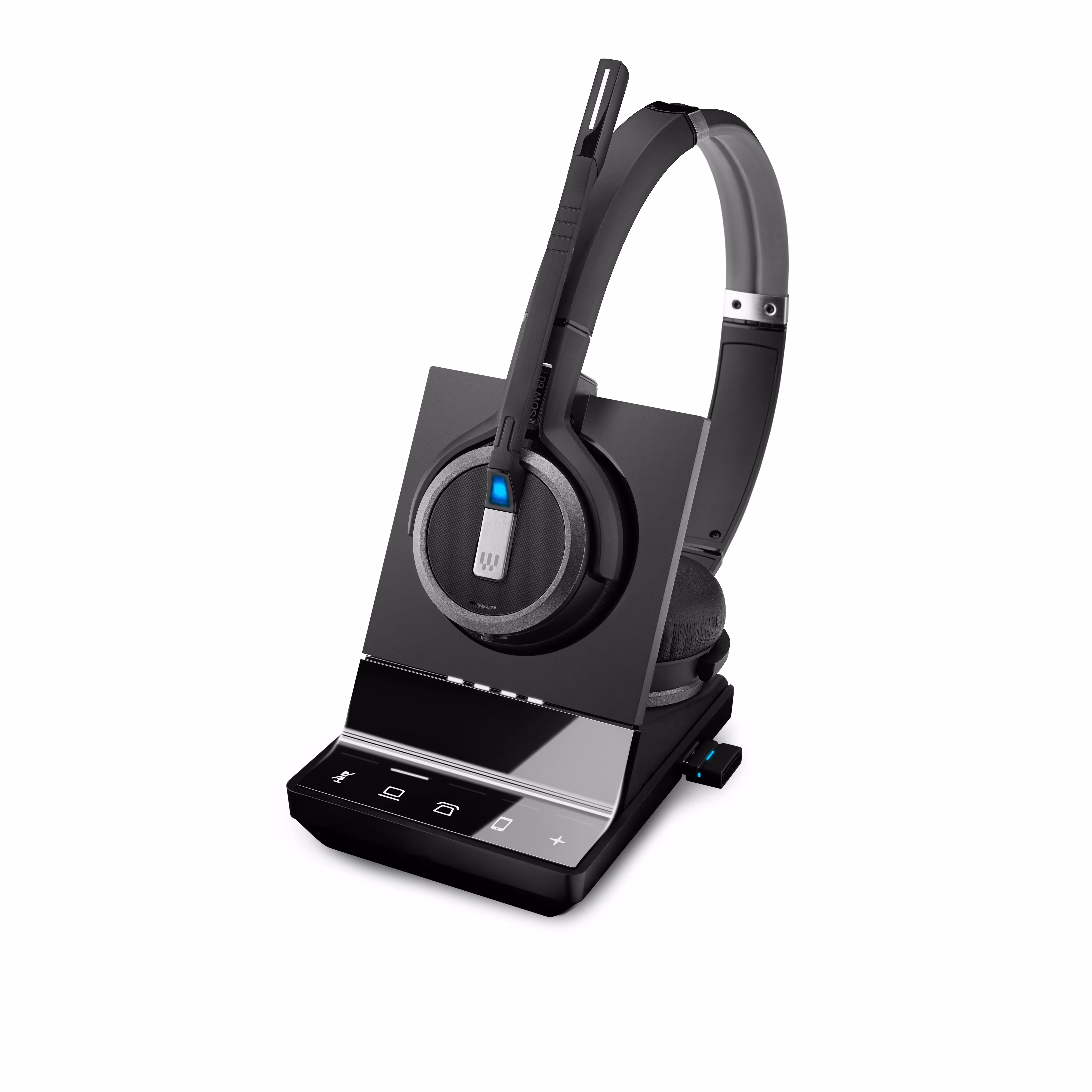 EPOS IMPACT SDW 5066 Duo DECT TEL & USB & Bluetooth UC Headsetsystem mit BTD 800 Dongle